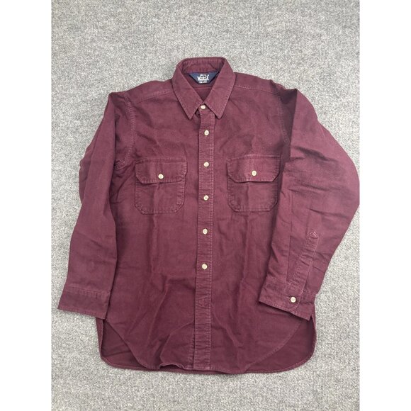 Woolrich Other - Vintage Woolrich Shirt Mens Large Red Corduroy Long Sleeve Button Front USA Made